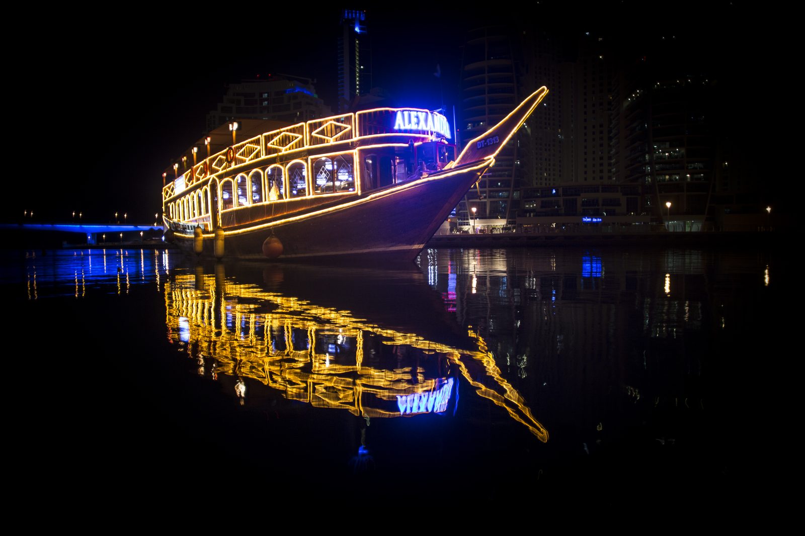 Dhow Cruise Dinner - Evening - Dhow Cruise Dubai Harbour Dinner