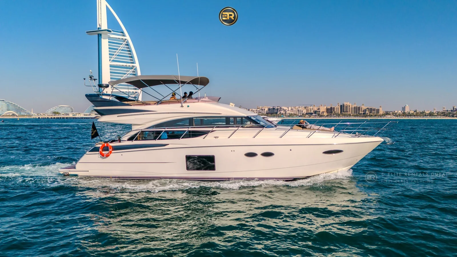 New Elite White Rivera 60 Yacht - Luxury Yacht Charter Dubai Marina
