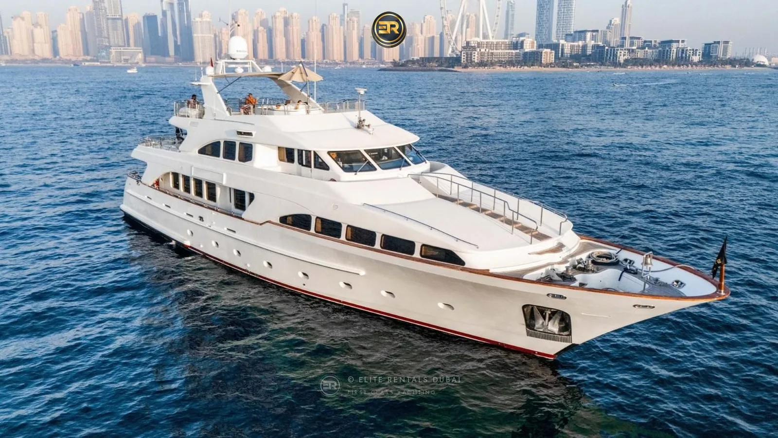 Elite X2 Benetti Triple Deck 120 Yacht (W/ Jacuzzi) - Luxury Yacht Charter Dubai Marina