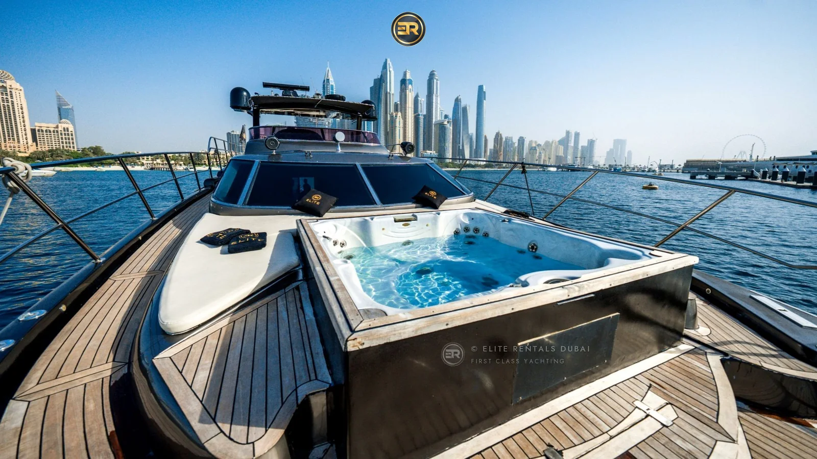 Elite Black Phantom Yacht - Luxury Yacht Charter Dubai Marina