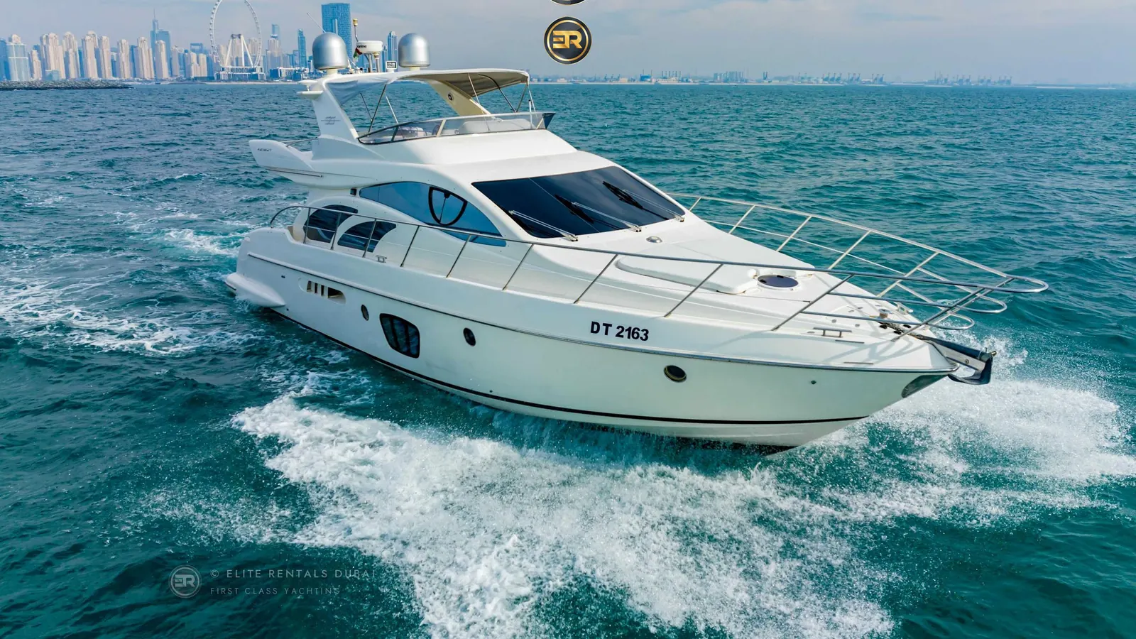 Elite Diamond Milano A-55 Yacht - Luxury Yacht Charter Dubai Marina
