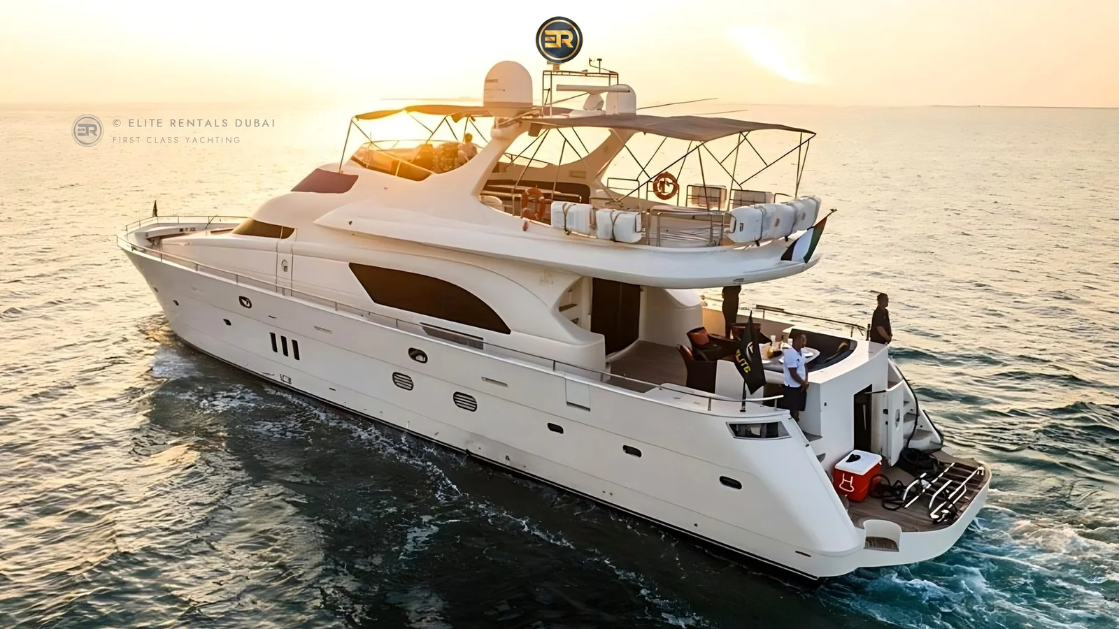 Elite Diamond Serdano 95 Yacht - Luxury Yacht Charter Dubai Marina
