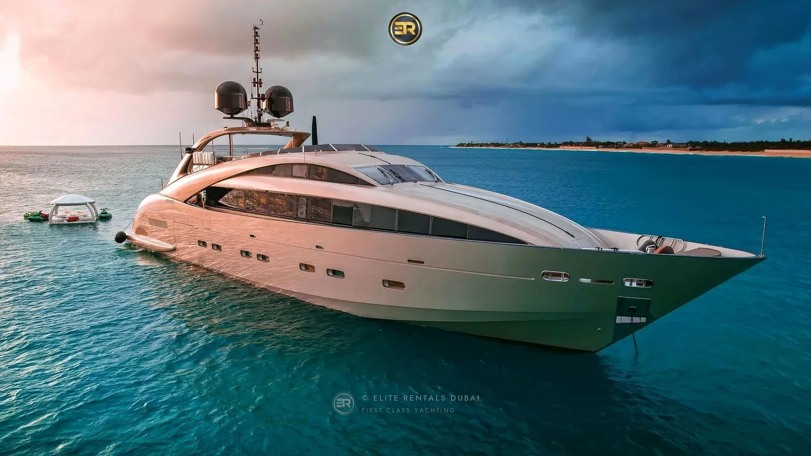 Elite Freedom Super Yacht 120 - Luxury Yacht Charter Dubai Marina