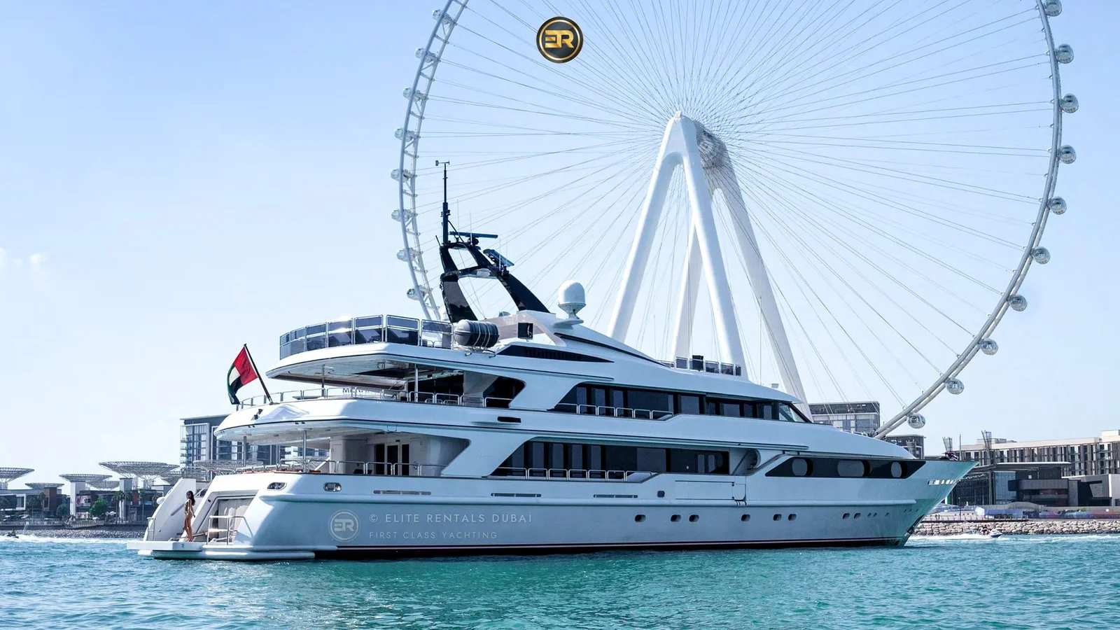 Elite Opulent 50M Superyacht Yacht - Luxury Yacht Charter Dubai Marina