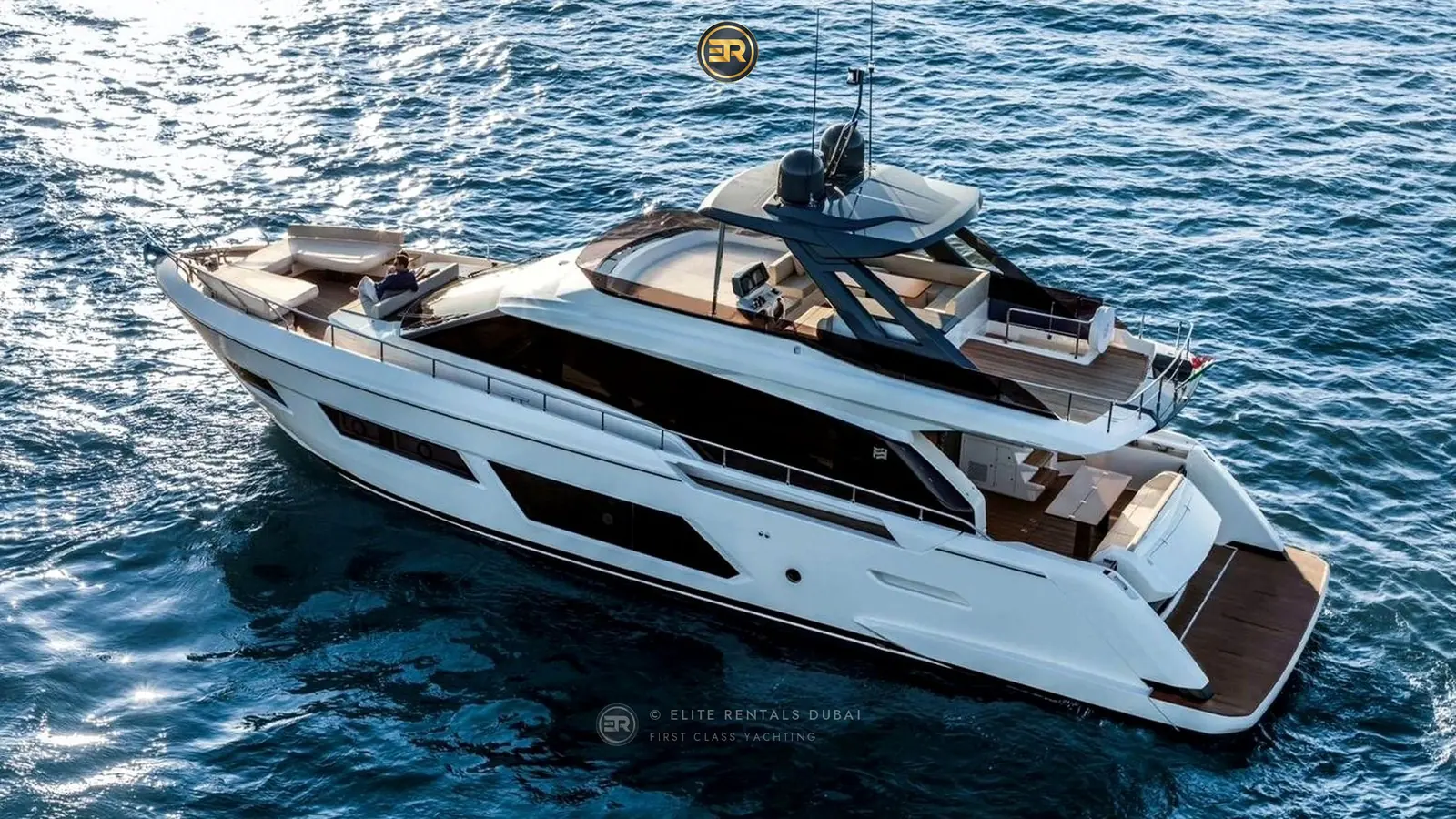 Elite Predator Ferretti 670x Yacht - Luxury Yacht Charter Dubai Marina